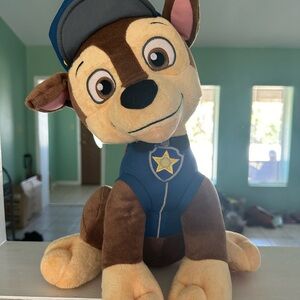 Nickelodeon Paw Patrol Chase Plush Police Pup Stuffed Animal 12”